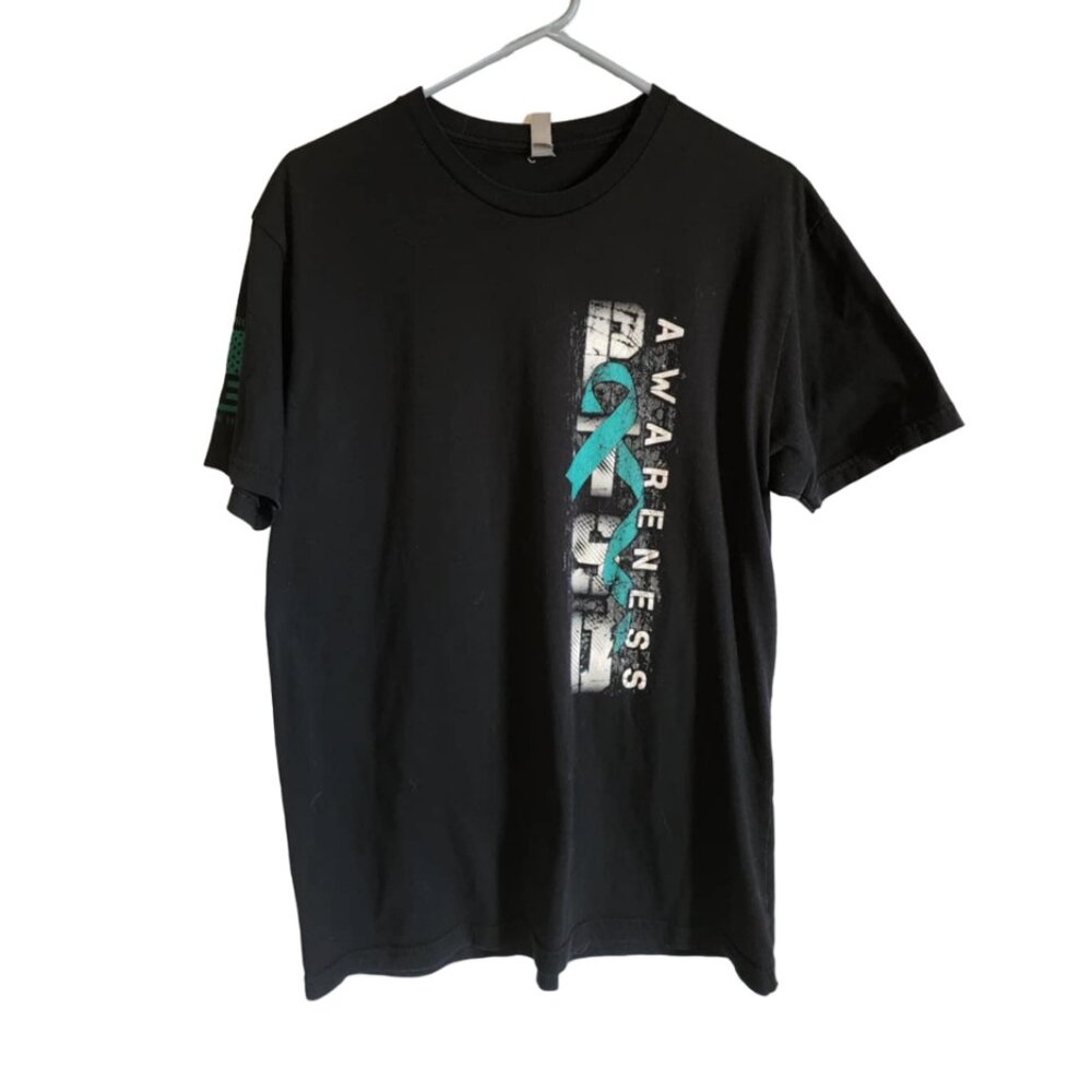 Til Valhalla Project PTSD Awareness T-Shirt Patriotic